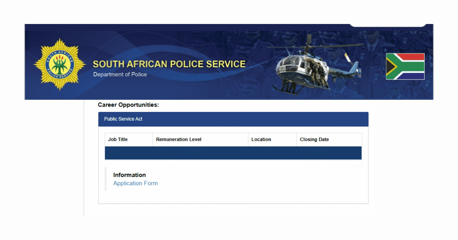 SAPS Recruitment 5 500 Police Trainees – Apply Now
